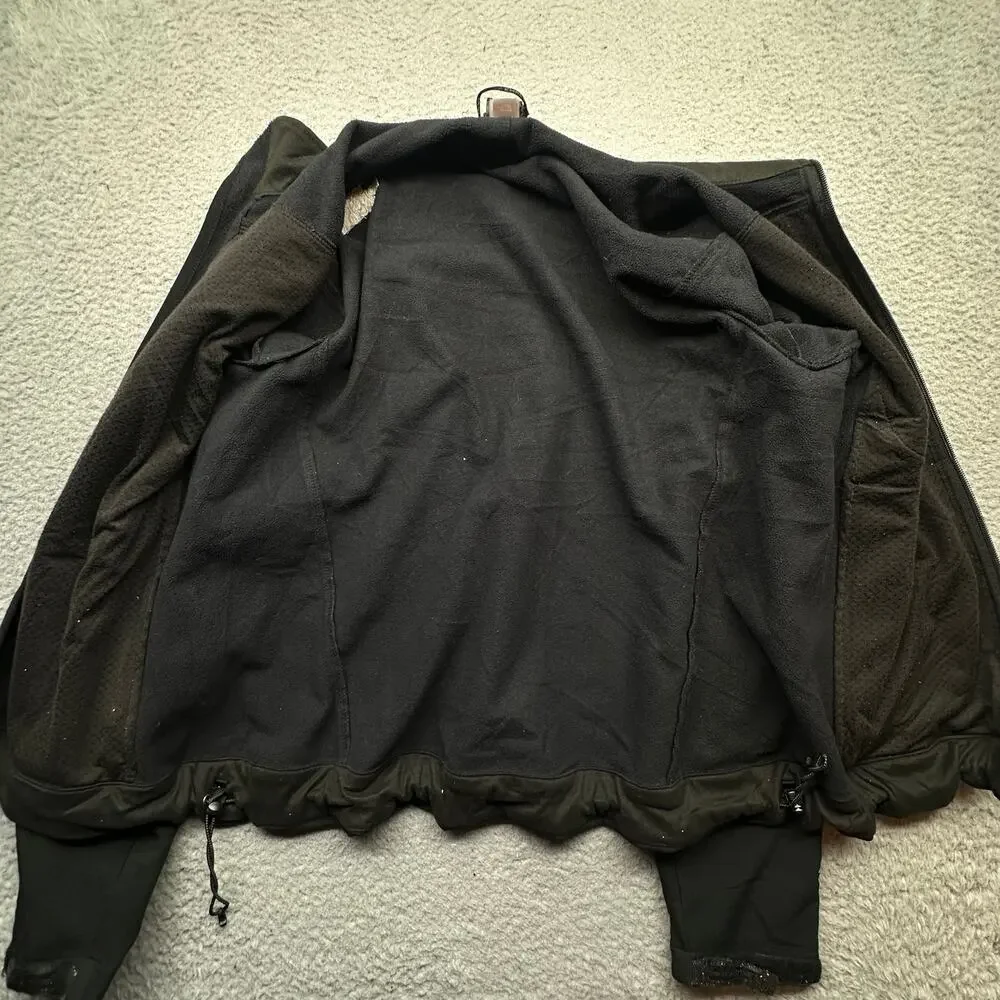 The North Face Apex Bionic Softshell Jacket Mens Medium Full Zip Black